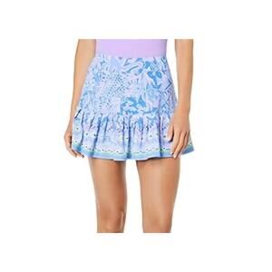 Lilly Pulitzer Taye Luxletic Skort M Medium Sea What I Sea Starfish Golf Tennis.